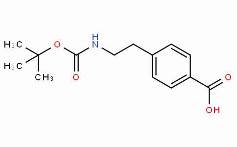 CAS No. 132690-91-6, 4-(2-((tert-Butoxycarbonyl)amino)ethyl)benzoic acid