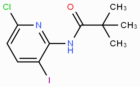 CAS No. 800402-05-5, N-(6-Chloro-3-iodopyridin-2-yl)pivalamide