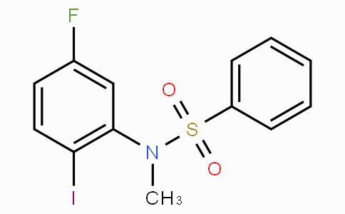 CAS No. 2089291-78-9, N-(5-Fluoro-2-iodophenyl)-N-methylbenzenesulfonamide