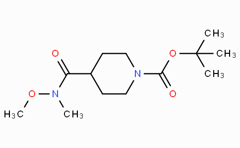 CAS No. 139290-70-3, tert-Butyl 4-(methoxy(methyl)carbamoyl)piperidine-1-carboxylate