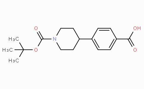 CAS No. 149353-75-3, 4-(1-(tert-Butoxycarbonyl)piperidin-4-yl)benzoic acid