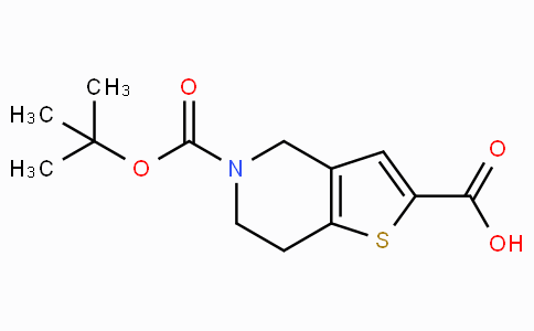 CAS No. 165947-48-8, 5-(tert-Butoxycarbonyl)-4,5,6,7-tetrahydrothieno[3,2-c]pyridine-2-carboxylic acid