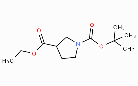 CAS No. 170844-49-2, 1-tert-Butyl 3-ethyl pyrrolidine-1,3-dicarboxylate