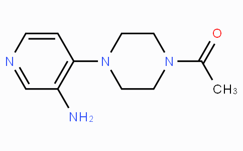 CAS No. 1039971-85-1, 1-(4-(3-Aminopyridin-4-yl)piperazin-1-yl)ethanone