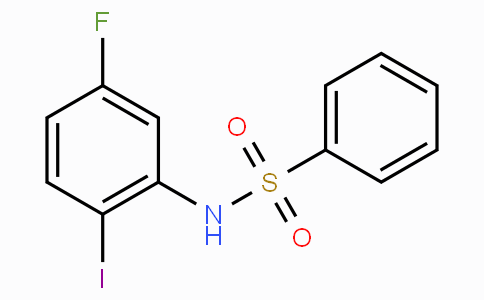 CAS No. 935684-32-5, N-(5-Fluoro-2-iodophenyl)benzenesulfonamide