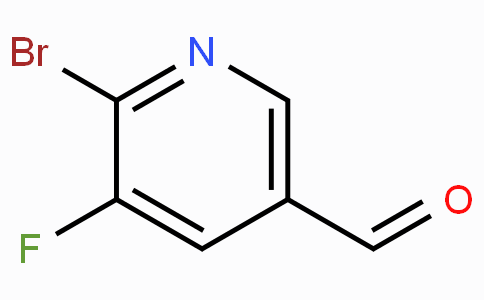 CAS No. 1227588-59-1, 6-Bromo-5-fluoronicotinaldehyde