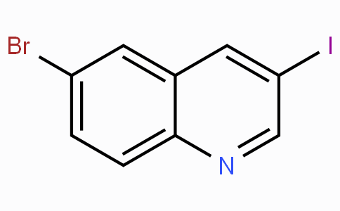 CAS No. 1416440-23-7, 6-Bromo-3-iodoquinoline