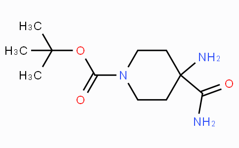CAS No. 288154-18-7, tert-Butyl 4-amino-4-carbamoylpiperidine-1-carboxylate