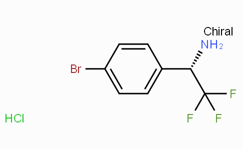 CAS No. 336105-43-2, (S)-1-(4-Bromophenyl)-2,2,2-trifluoroethanamine hydrochloride