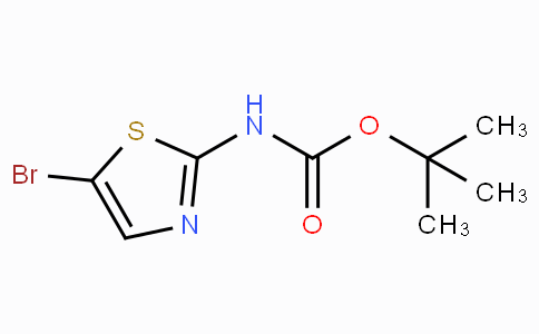 CAS No. 405939-39-1, tert-Butyl (5-bromothiazol-2-yl)carbamate