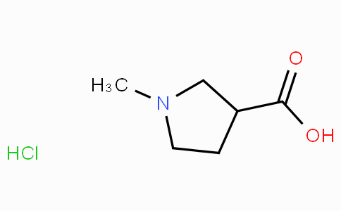 CAS No. 50585-87-0, 1-Methylpyrrolidine-3-carboxylic acid hydrochloride