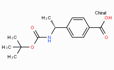 CAS No. 1134776-30-9, (R)-4-(1-((tert-Butoxycarbonyl)amino)ethyl)benzoic acid