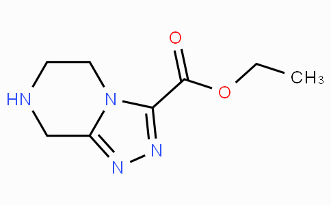 CAS No. 723286-68-8, Ethyl 5,6,7,8-tetrahydro-[1,2,4]triazolo[4,3-a]pyrazine-3-carboxylate