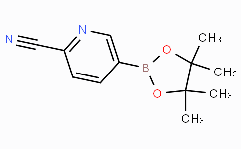 CAS No. 741709-63-7, 5-(4,4,5,5-Tetramethyl-1,3,2-dioxaborolan-2-yl)picolinonitrile