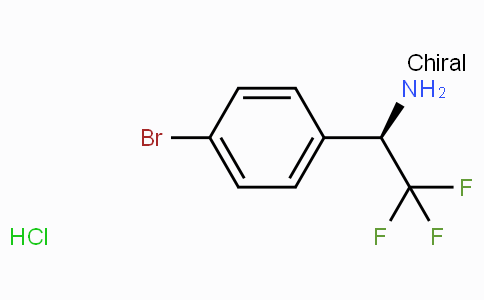 CAS No. 842169-83-9, (R)-1-(4-Bromophenyl)-2,2,2-trifluoroethanamine hydrochloride