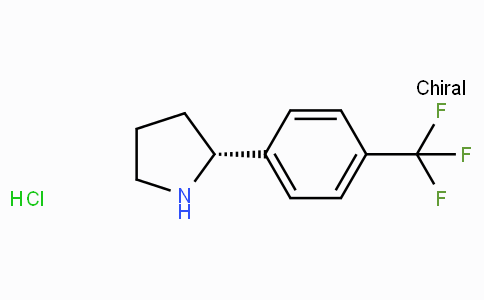 CAS No. 1391407-62-7, (R)-2-(4-(Trifluoromethyl)phenyl)pyrrolidine hydrochloride