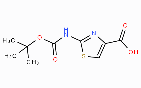 CAS No. 83673-98-7, 2-((tert-Butoxycarbonyl)amino)thiazole-4-carboxylic acid