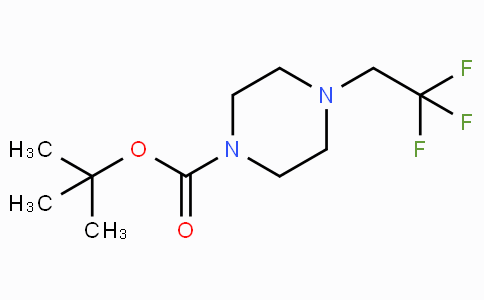 CAS No. 692058-21-2, tert-Butyl 4-(2,2,2-trifluoroethyl)piperazine-1-carboxylate