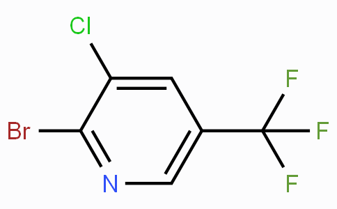 CAS No. 75806-84-7, 2-Bromo-3-chloro-5-(trifluoromethyl)pyridine