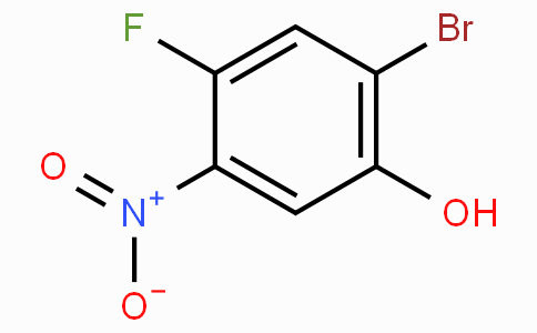 CAS No. 84478-87-5, 2-Bromo-4-fluoro-5-nitrophenol
