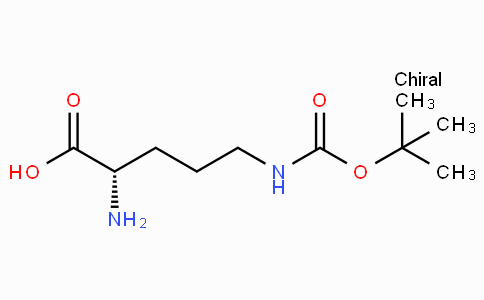 CAS No. 13650-49-2, (S)-2-Amino-5-((tert-butoxycarbonyl)amino)pentanoic acid