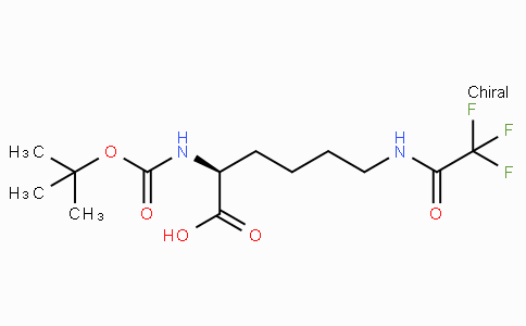 CAS No. 16965-06-3, (S)-2-((tert-Butoxycarbonyl)amino)-6-(2,2,2-trifluoroacetamido)hexanoic acid