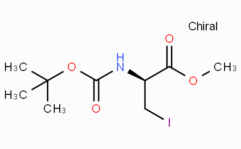 CAS No. 170848-34-7, (S)-Methyl 2-((tert-butoxycarbonyl)amino)-3-iodopropanoate