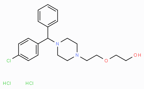 CAS No. 2192-20-3, 2-(2-(4-((4-Chlorophenyl)(phenyl)methyl)piperazin-1-yl)ethoxy)ethanol dihydrochloride