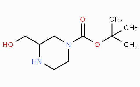 CAS No. 301673-16-5, tert-Butyl 3-(hydroxymethyl)piperazine-1-carboxylate