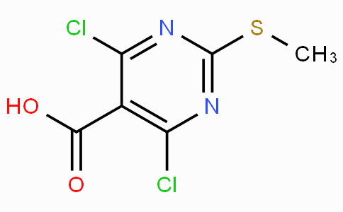 CAS No. 313339-35-4, 4,6-Dichloro-2-(methylthio)pyrimidine-5-carboxylic acid