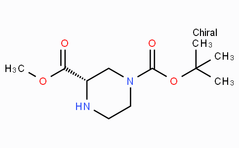 CAS No. 314741-39-4, (S)-1-tert-Butyl 3-methyl piperazine-1,3-dicarboxylate