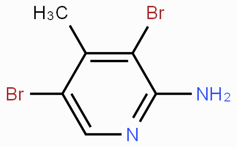 CAS No. 3430-29-3, 3,5-Dibromo-4-methylpyridin-2-amine