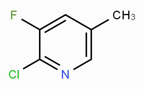 CAS No. 34552-15-3, 2-Chloro-3-fluoro-5-methylpyridine