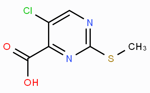 CAS No. 61727-33-1, 5-Chloro-2-(methylthio)pyrimidine-4-carboxylic acid