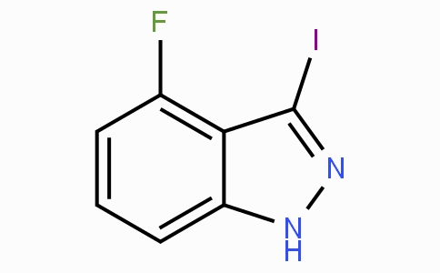 CAS No. 518990-32-4, 4-Fluoro-3-iodo-1H-indazole