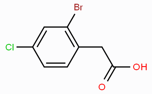CAS No. 52864-56-9, 2-(2-Bromo-4-chlorophenyl)acetic acid