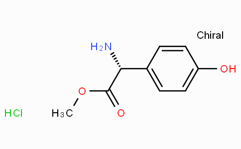 CAS No. 57591-61-4, (R)-Methyl 2-amino-2-(4-hydroxyphenyl)acetate hydrochloride