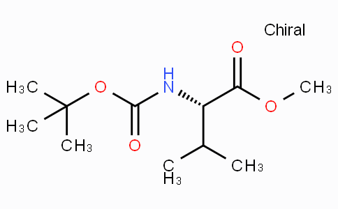 CAS No. 59279-58-2, (S)-Methyl 2-((tert-butoxycarbonyl)amino)-3-methylbutanoate