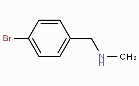 CAS No. 699-03-6, 1-(4-Bromophenyl)-N-methylmethanamine