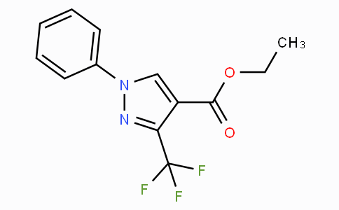 CAS No. 741717-63-5, Ethyl 1-phenyl-3-(trifluoromethyl)-1H-pyrazole-4-carboxylate