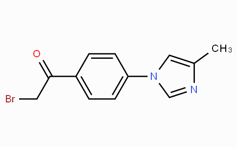 CAS No. 810662-38-5, 2-Bromo-1-(4-(4-methyl-1H-imidazol-1-yl)phenyl)ethanone