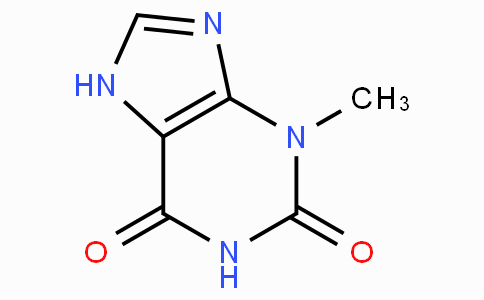 CAS No. 1076-22-8, 3-Methyl-1H-purine-2,6(3H,7H)-dione