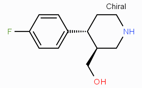 CAS No. 125224-43-3, (3S,4R)-4-(4-氟苯基)哌啶-3-甲醇