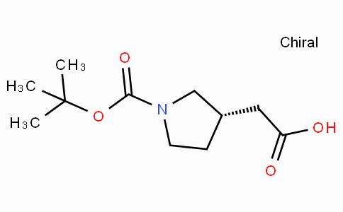 CAS No. 204688-61-9, (S)-2-(1-(tert-Butoxycarbonyl)pyrrolidin-3-yl)acetic acid