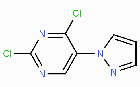 CAS No. 1260860-26-1, 2,4-Dichloro-5-(1H-pyrazol-1-yl)pyrimidine