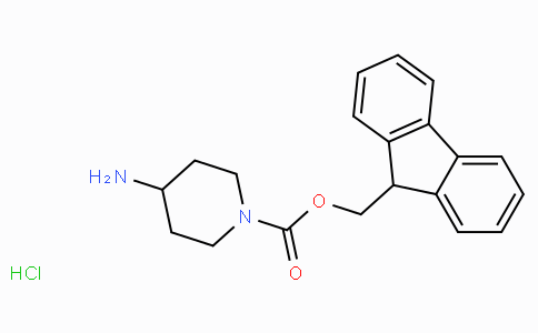 CAS No. 811841-89-1, (9H-Fluoren-9-yl)methyl 4-aminopiperidine-1-carboxylate hydrochloride