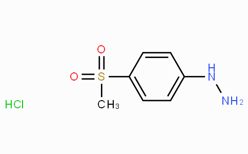 CAS No. 17852-67-4, (4-(Methylsulfonyl)phenyl)hydrazine hydrochloride