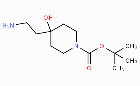 CAS No. 1179338-62-5, tert-Butyl 4-(2-aminoethyl)-4-hydroxypiperidine-1-carboxylate