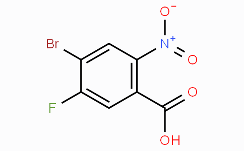 CAS No. 1020717-99-0, 4-Bromo-5-fluoro-2-nitrobenzoic acid