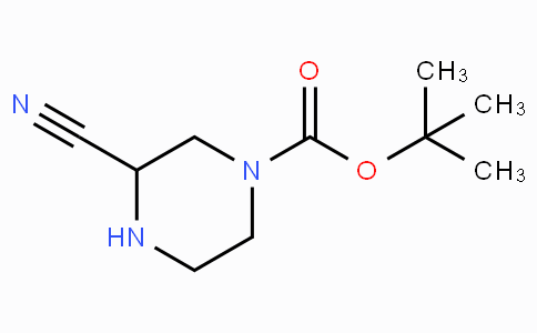 CAS No. 859518-35-7, tert-Butyl 3-cyanopiperazine-1-carboxylate